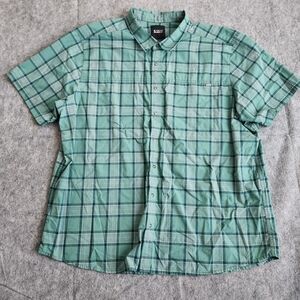 511 Tactical Wyatt Snap Plaid Shirt Men's 2XL Green Short Sleeve Performance